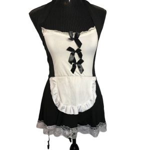 sexy french maid lingerie outfit